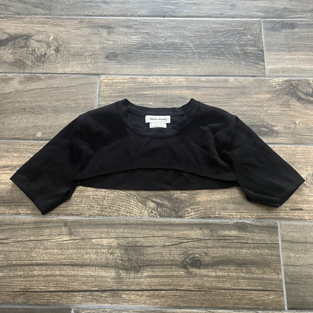 urban revivo bolero Black Crop Top Us 4 (184)